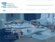 Tablet Screenshot of grantspasssurgery.com